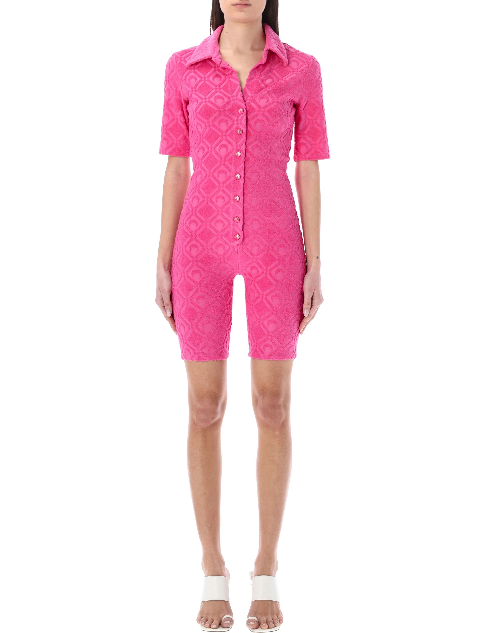 商品【商品预售7天】 MARINE SERRE|MARINE SERRE 女士休闲套装 P150SS23WCO00107 紫红色,价格¥2891,第1张图片