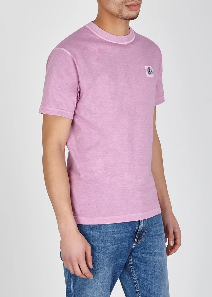 商品Stone Island|Pink cotton T-shirt T恤,价格¥848,第2张图片详细描述