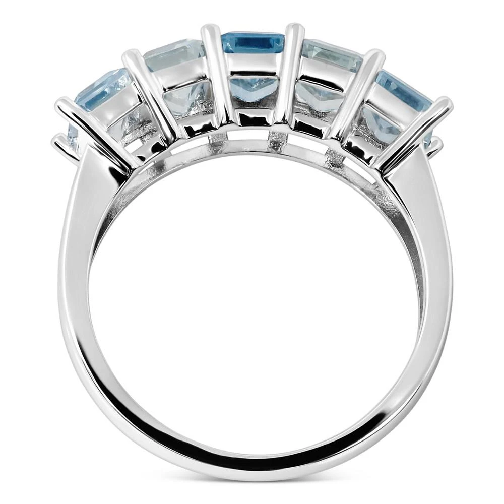 商品Macy's|Aquamarine Statement Ring (2 ct. t.w.) in 14k White Gold,价格¥12115,第3张图片详细描述
