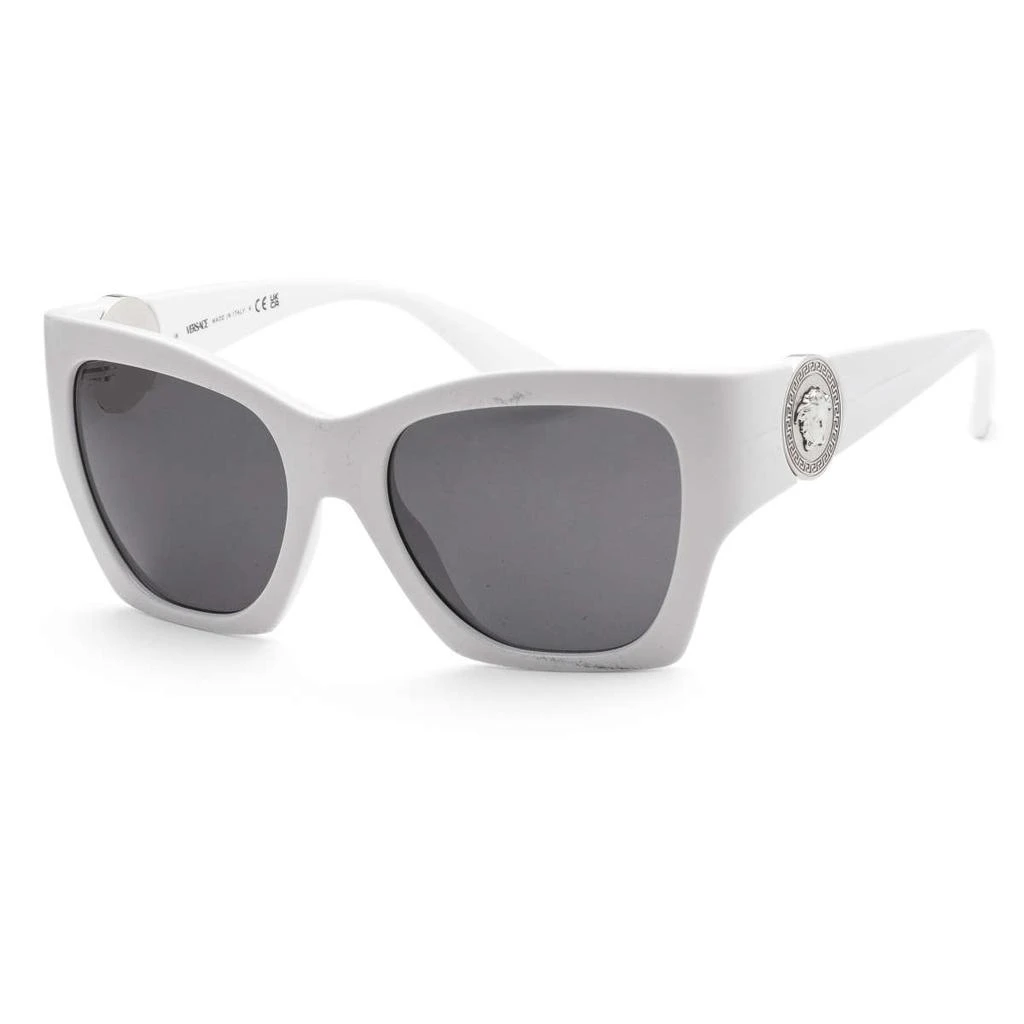 商品Versace|Versace Women's White Irregular Sunglasses,价格¥757,第1张图片