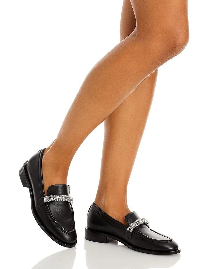 商品Stuart Weitzman|Women's Palmer High Shine Loafers,价格¥1859,第2张图片详细描述
