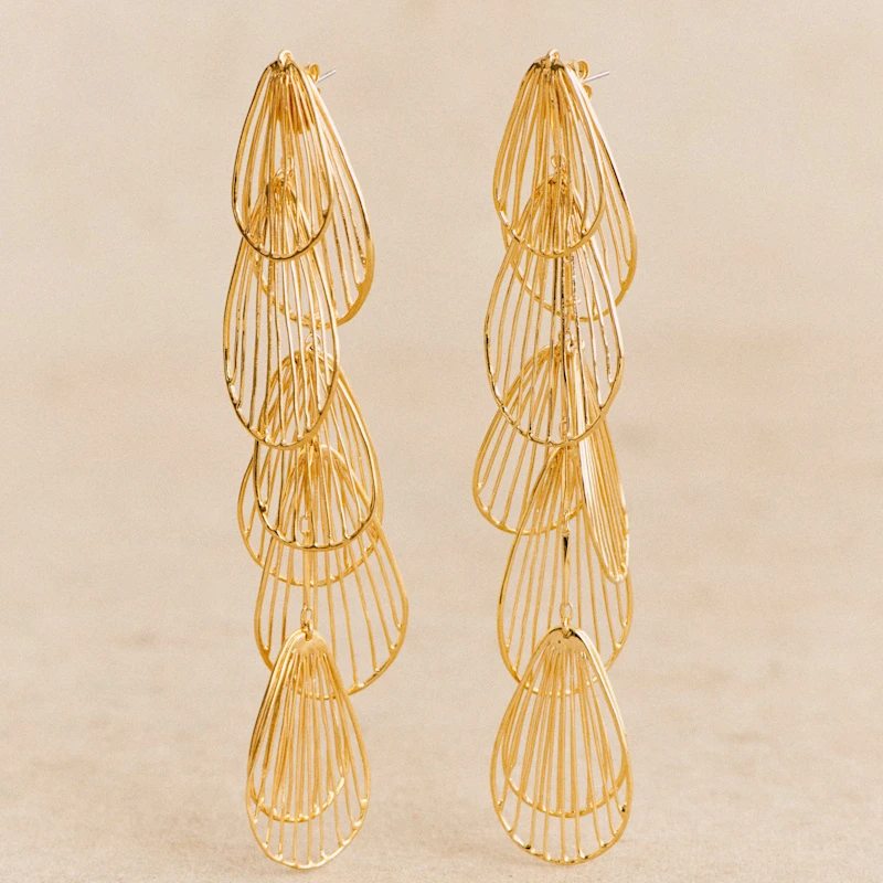 Sezane 女士金色黄铜耳坠 商品