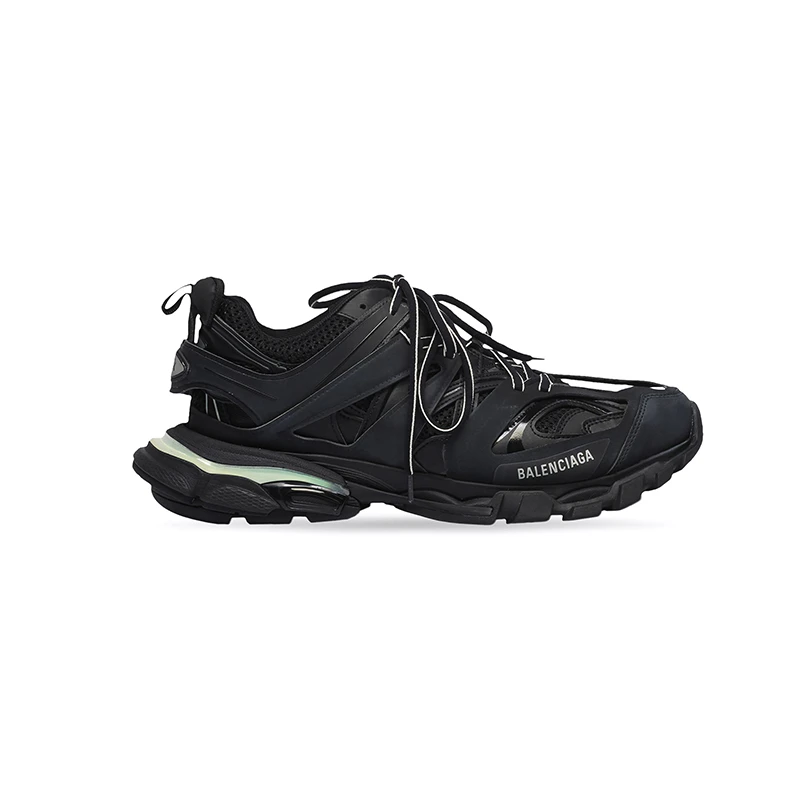 商品Balenciaga|巴黎世家23新款 男黑色聚氨Track照明鞋底运动鞋,价格¥10337,第1张图片