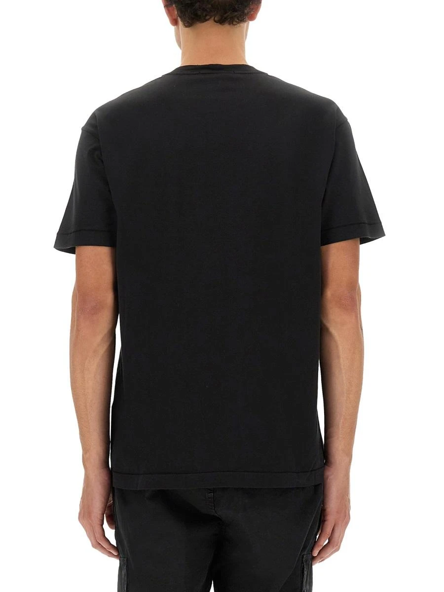 商品【商品预售7天】 Stone Island|Stone Island 男士T恤 2100027S0013V0029 黑色,价格¥1144,第3张图片详细描述