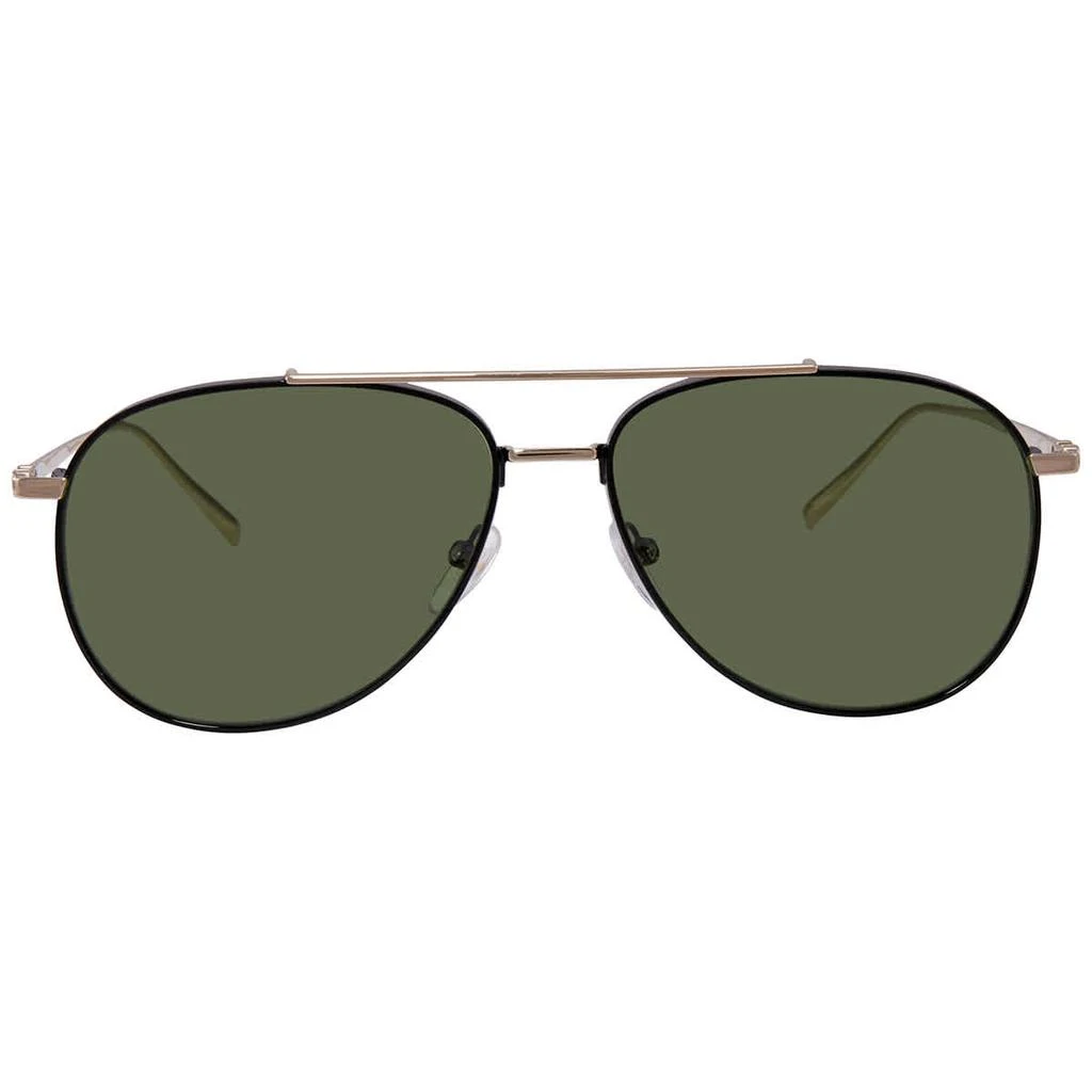 商品Salvatore Ferragamo|Salvatore Ferragamo Green Pilot Mens Sunglasses SF201S 733 60,价格¥445,第2张图片详细描述