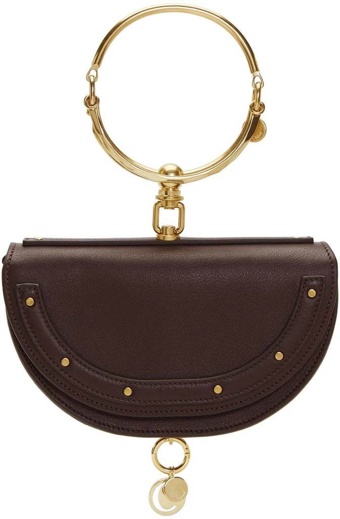 商品Chloé|Burgundy Nile Minaudière Bag,价格¥6874,第2张图片详细描述