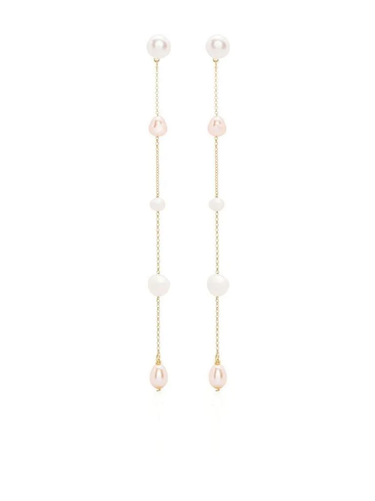 商品FORTE_FORTE|FORTE FORTE LONG EARRINGS WITH PEARL ACCESSORIES,价格¥1357,第1张图片