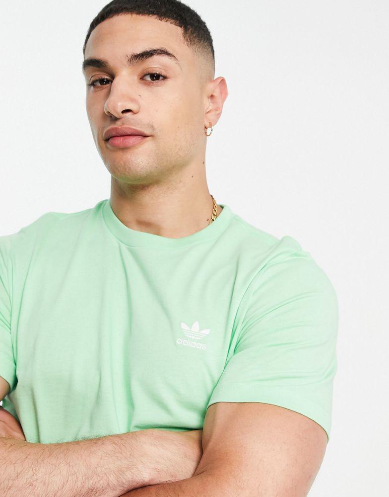 adidas Originals Trefoil Essentials logo t-shirt in mint green商品第3张图片规格展示
