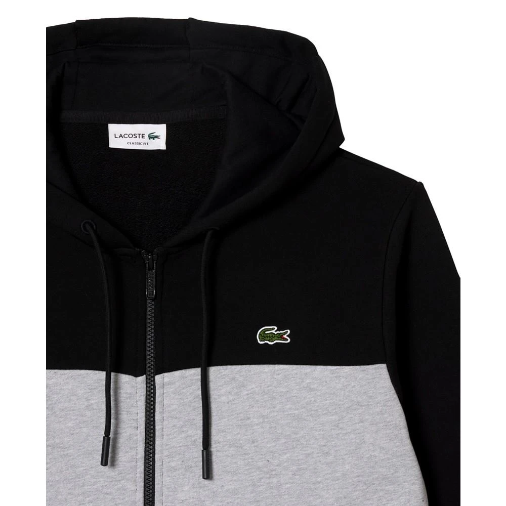 商品Lacoste|Men's Classic Fit Colorblocked Zip-Front Hooded Sweatshirt,价格¥707,第2张图片详细描述