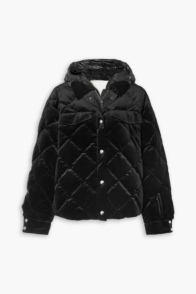 商品Bogner|Shell-trimmed quilted velvet ski jacket,价格¥5721,第1张图片
