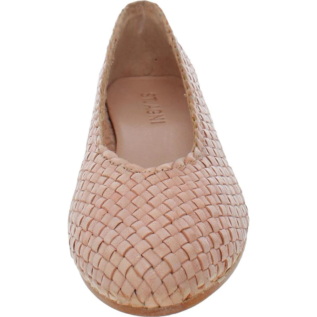 商品St. Agni|St. Agni Womens Leather Slip-On Pumps,价格¥410,第3张图片详细描述