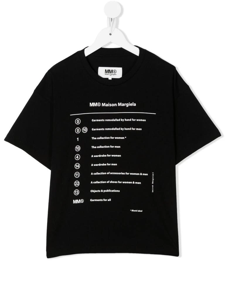 商品MM6|MM6 Maison Margiela kids t-shirt,价格¥382,第1张图片