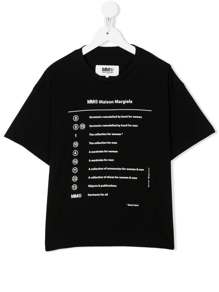 商品MM6|MM6 Maison Margiela kids t-shirt,价格¥368,第1张图片
