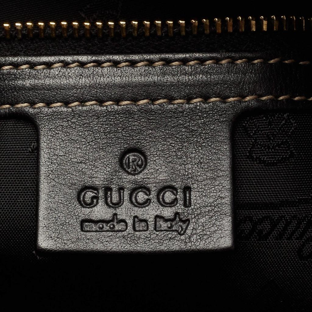 Gucci Black Coated Fabric Large Dialux Britt Tote商品第9张图片规格展示