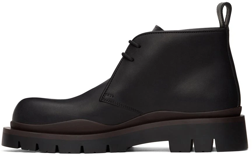 商品Bottega Veneta|Black & Brown Tire Desert Boots,价格¥8003,第3张图片详细描述