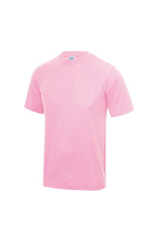 Just Cool Mens Performance Plain T-Shirt (Baby Pink)商品第1张图片规格展示
