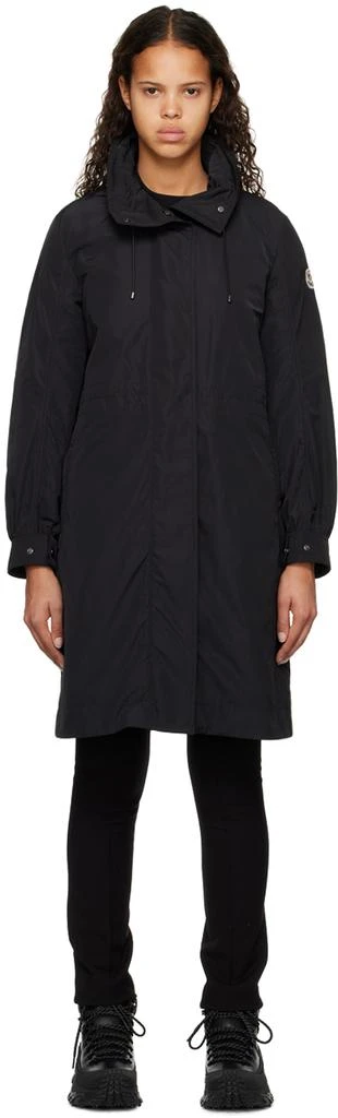 商品Moncler|Black Kourou Parka,价格¥12150,第1张图片