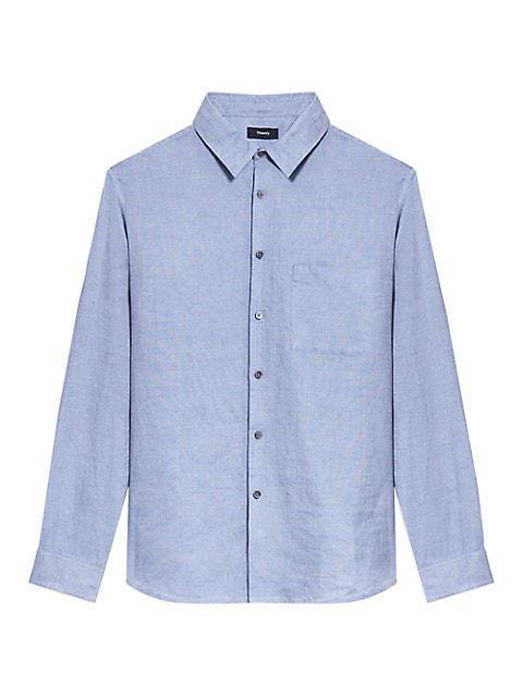 商品Theory|Irving Linen Shirt,价格¥1360,第3张图片详细描述