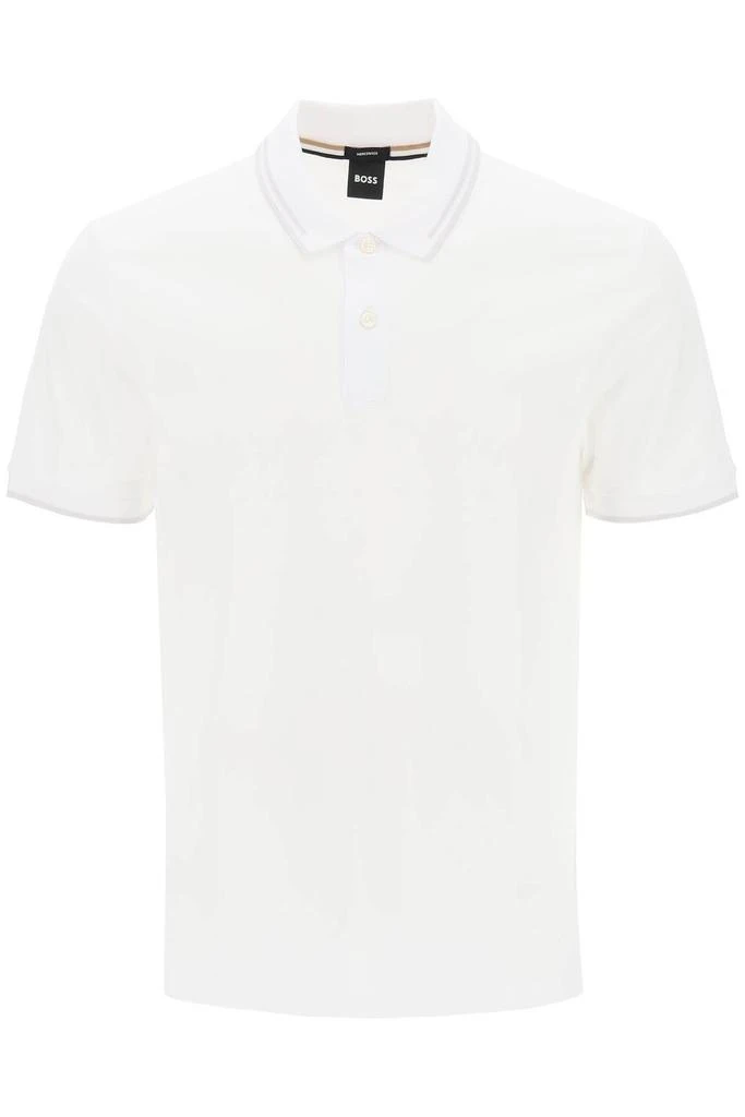 商品Hugo Boss|Phillipson slim fit polo shirt,价格¥396,第1张图片