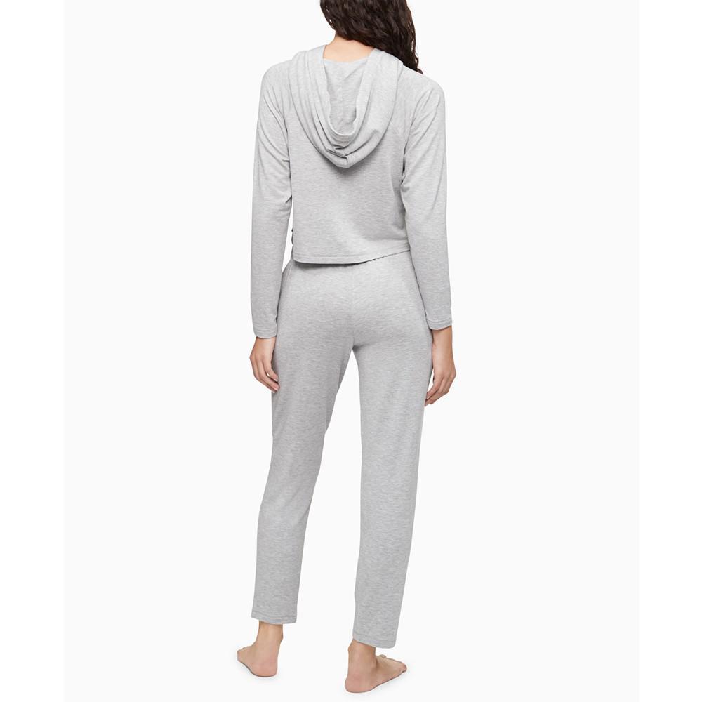商品Calvin Klein|Pure Lounge Long Sleeve Hoodie,价格¥284,第4张图片详细描述
