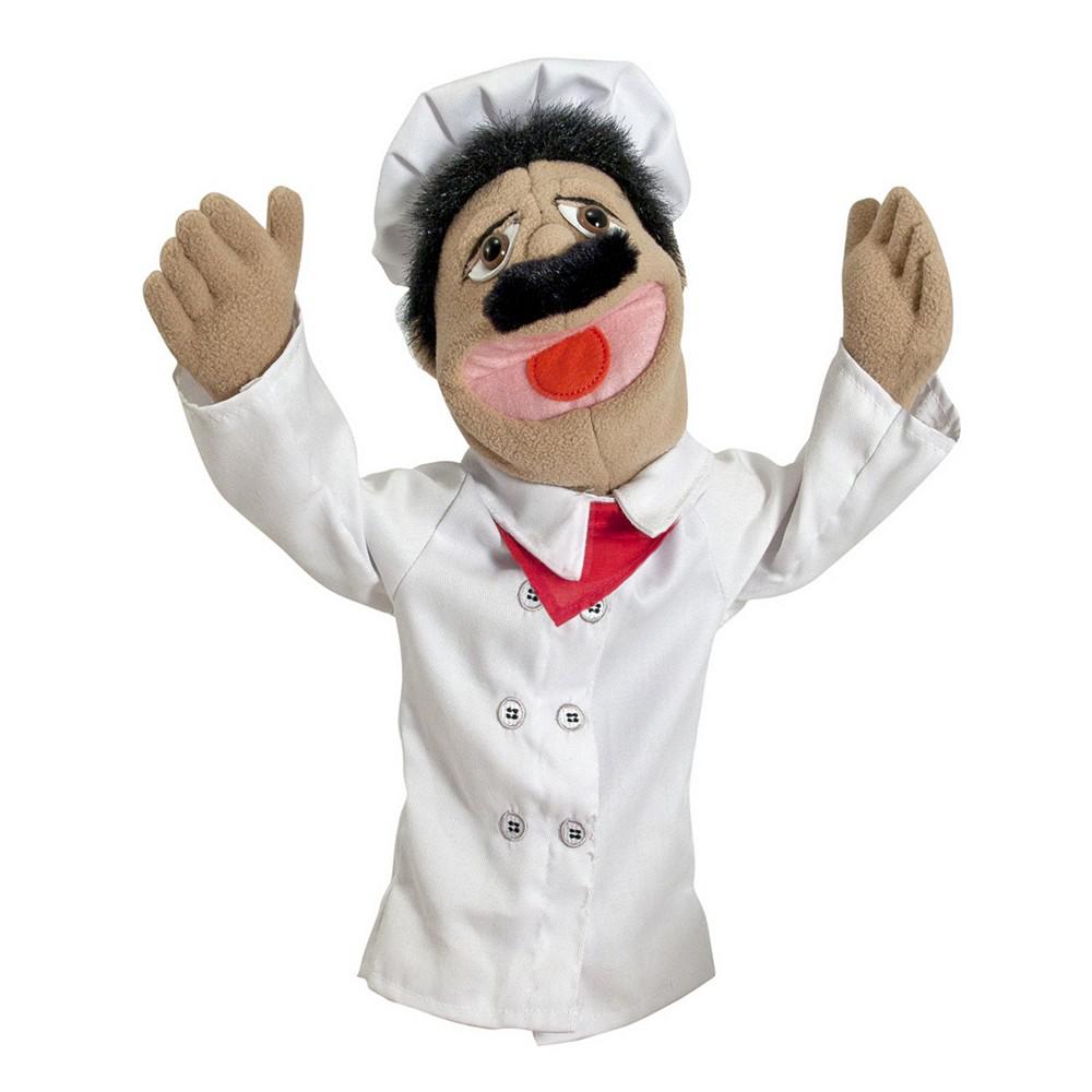 Melissa & Doug Chef Puppet With Detachable Wooden Rod for Animated Gestures商品第2张图片规格展示