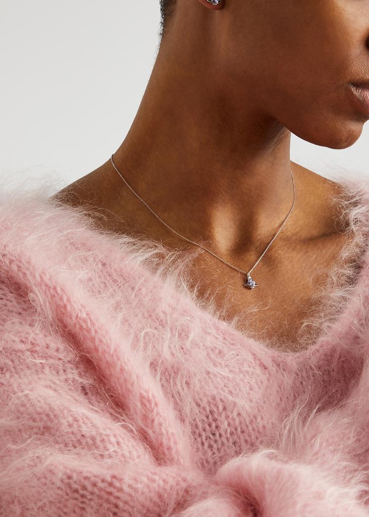 Leonor crystal-embellished orb necklace商品第2张图片规格展示