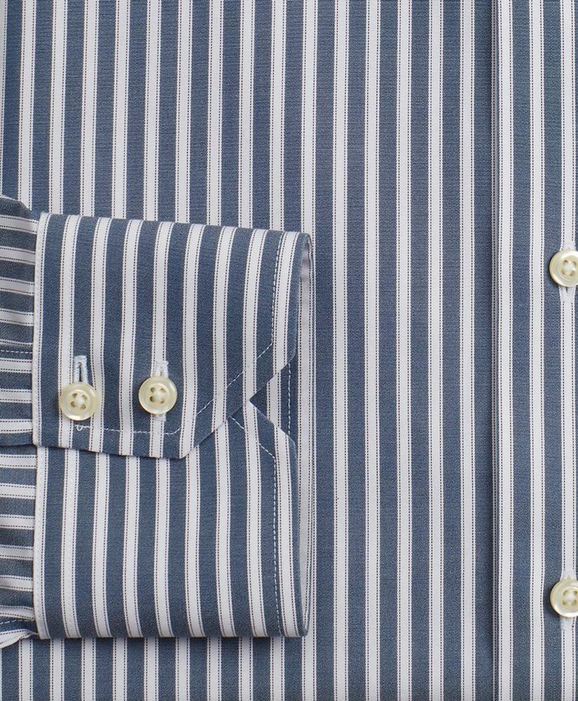 商品Brooks Brothers|Stretch Regent Regular-Fit Dress Shirt, Non-Iron Stripe,价格¥373,第5张图片详细描述