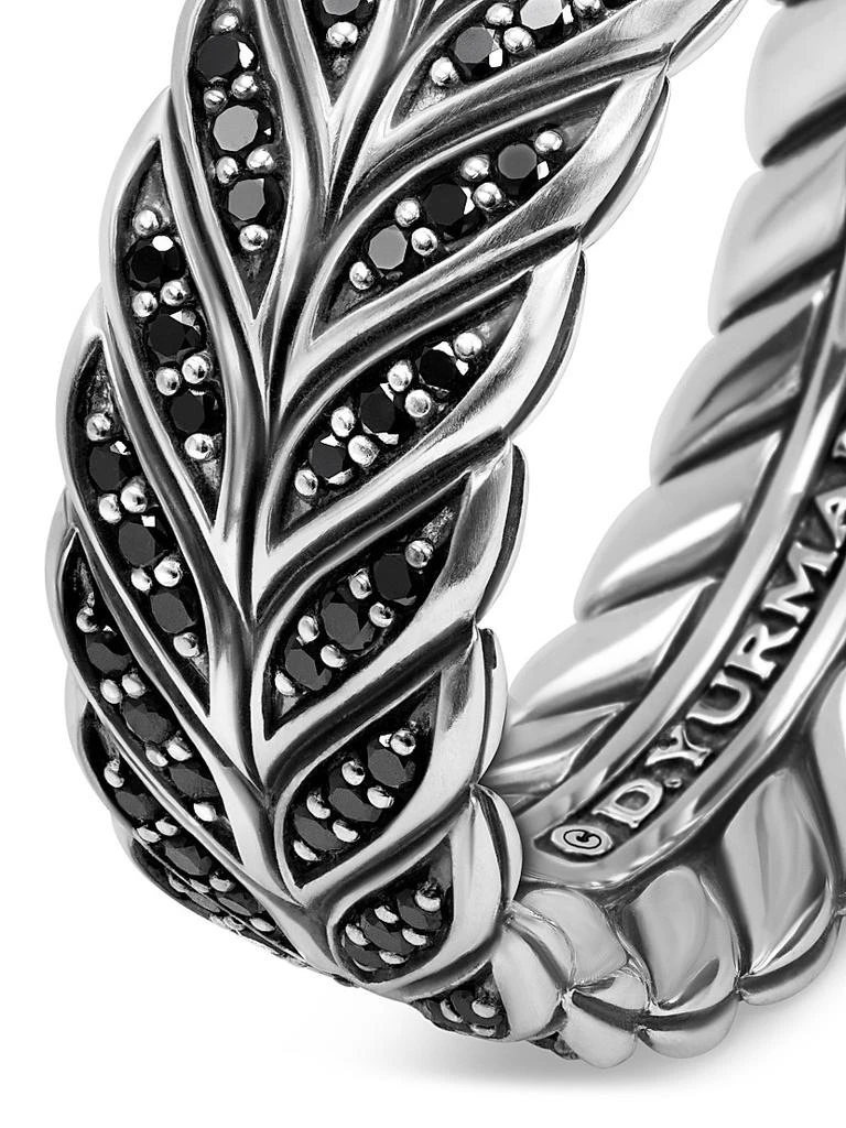 Chevron Pavé Band Ring in Sterling Silver 商品