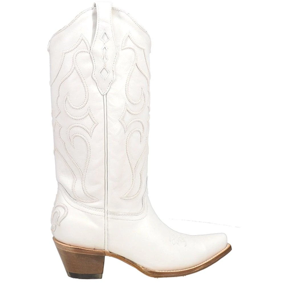 商品Corral Boots|White Tooled-Inlay Snip Toe Cowboy Boots,价格¥1492,第1张图片
