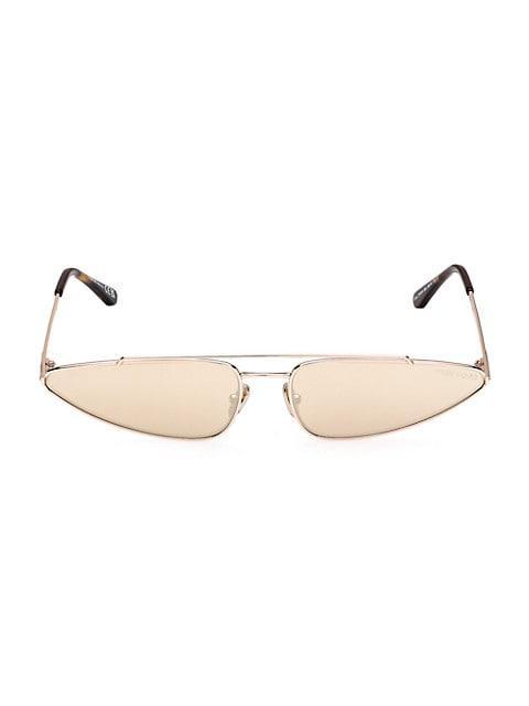 商品Tom Ford|65MM Geometric Sunglasses,价格¥3341,第1张图片