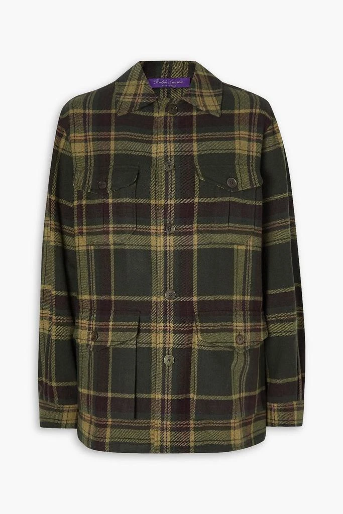 商品Ralph Lauren|Andrya checked wool-felt jacket,价格¥8286,第1张图片