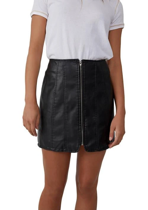 商品Free People|People Layla Vegan Mini Skirt,价格¥295,第1张图片