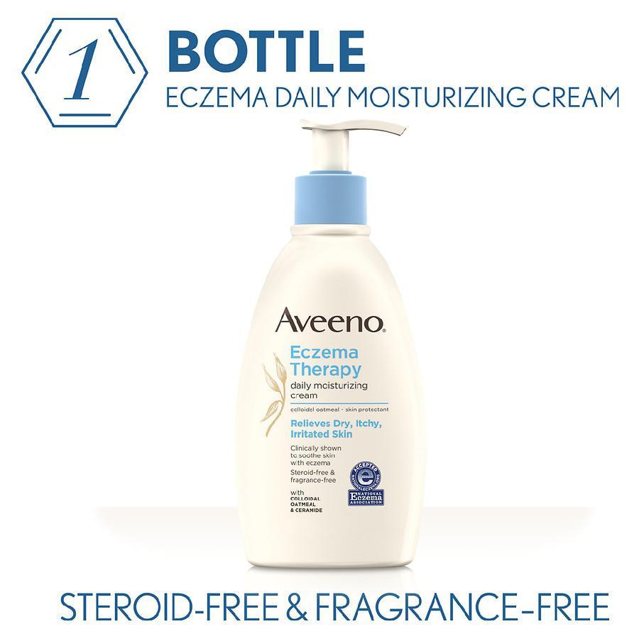 商品Aveeno|Eczema Therapy Daily Moisturizing Cream Fragrance-Free,价格¥148,第5张图片详细描述