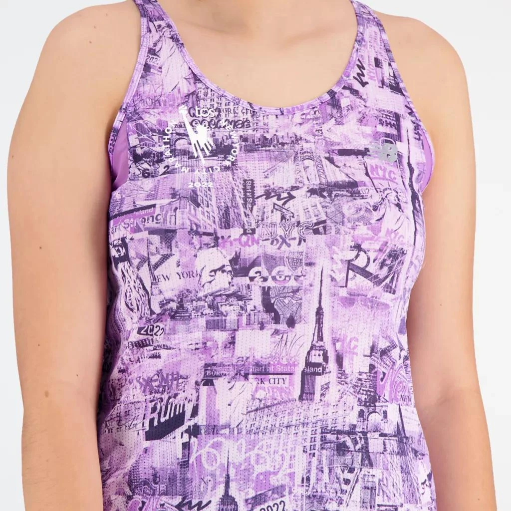 商品New Balance|NYC Marathon Printed Impact Run Tank,价格¥285,第4张图片详细描述