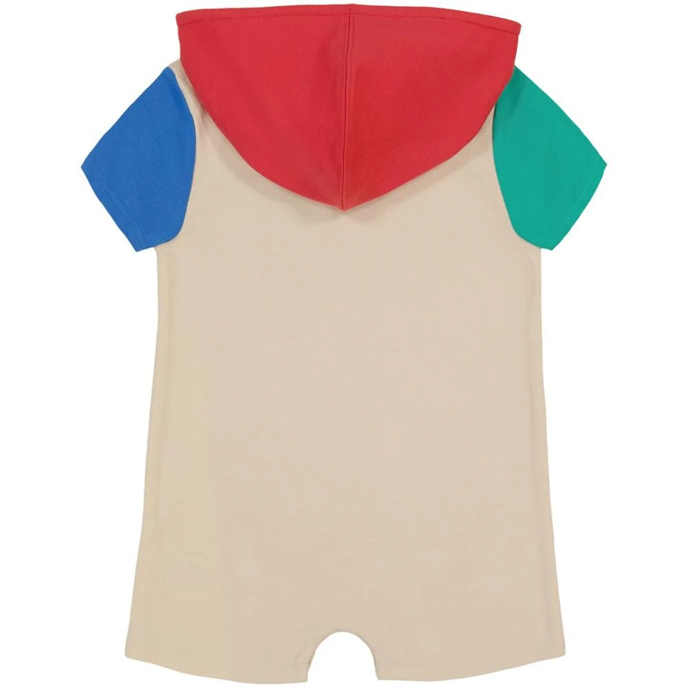 商品Tommy Hilfiger|Baby Boys Colorblock Hooded Shorts Romper,价格¥112,第2张图片详细描述