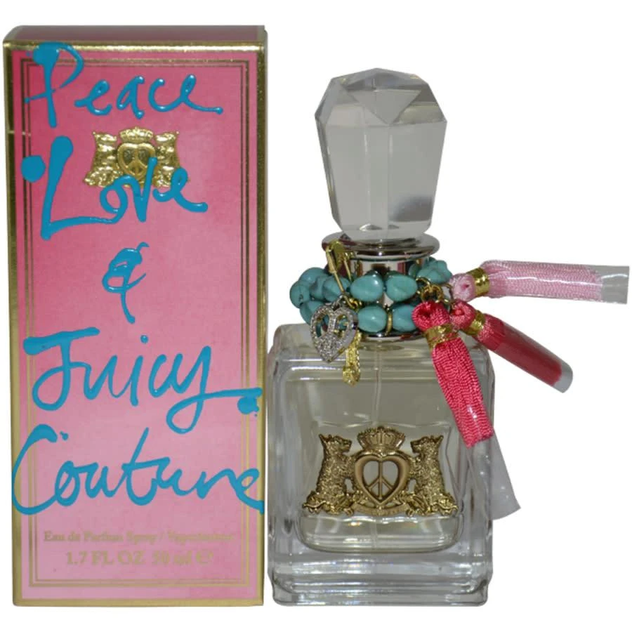 商品Juicy Couture|Peace Love & Juicy / Juicy Couture EDP Spray 1.7 oz (w),价格¥157,第1张图片