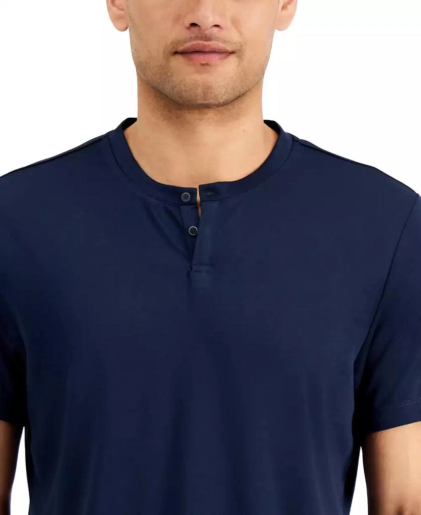 商品Alfani|Men's Solid Henley, Created for Macy's,价格¥75,第3张图片详细描述