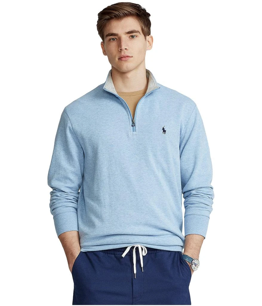 商品Ralph Lauren|Luxury Jersey Quarter-Zip Pullover,价格¥919,第1张图片