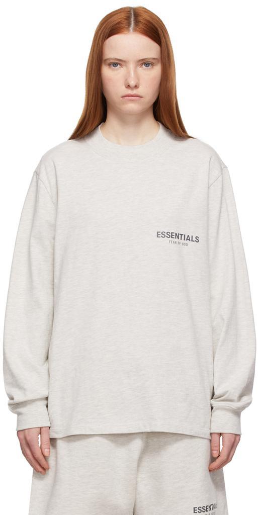 商品Essentials|Off-White Logo Long Sleeve T-Shirt,价格¥380,第1张图片