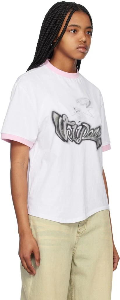 商品We11done|White Crewneck T-Shirt,价格¥442,第2张图片详细描述