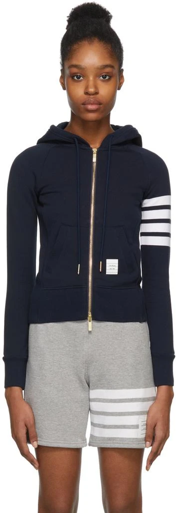 商品Thom Browne|Navy Classic Hoodie,价格¥5916,第1张图片