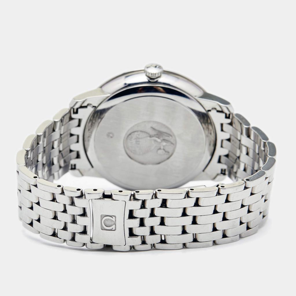 Omega Blue Stainless Steel Prestige De Ville 424.10.40.20.03.004 Men's Wristwatch 39.5 mm商品第5张图片规格展示