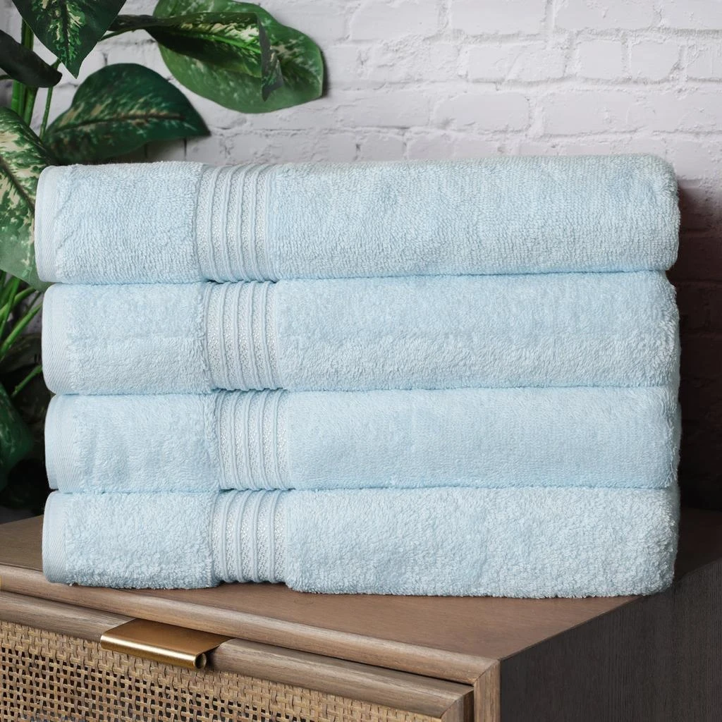 Classic Cotton Absorbent and Quick-Drying 4-Piece Bath Towel Set 商品