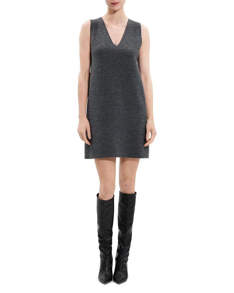 商品Theory|Double Face Wool Reversible Shift Mini Dress,价格¥760,第1张图片