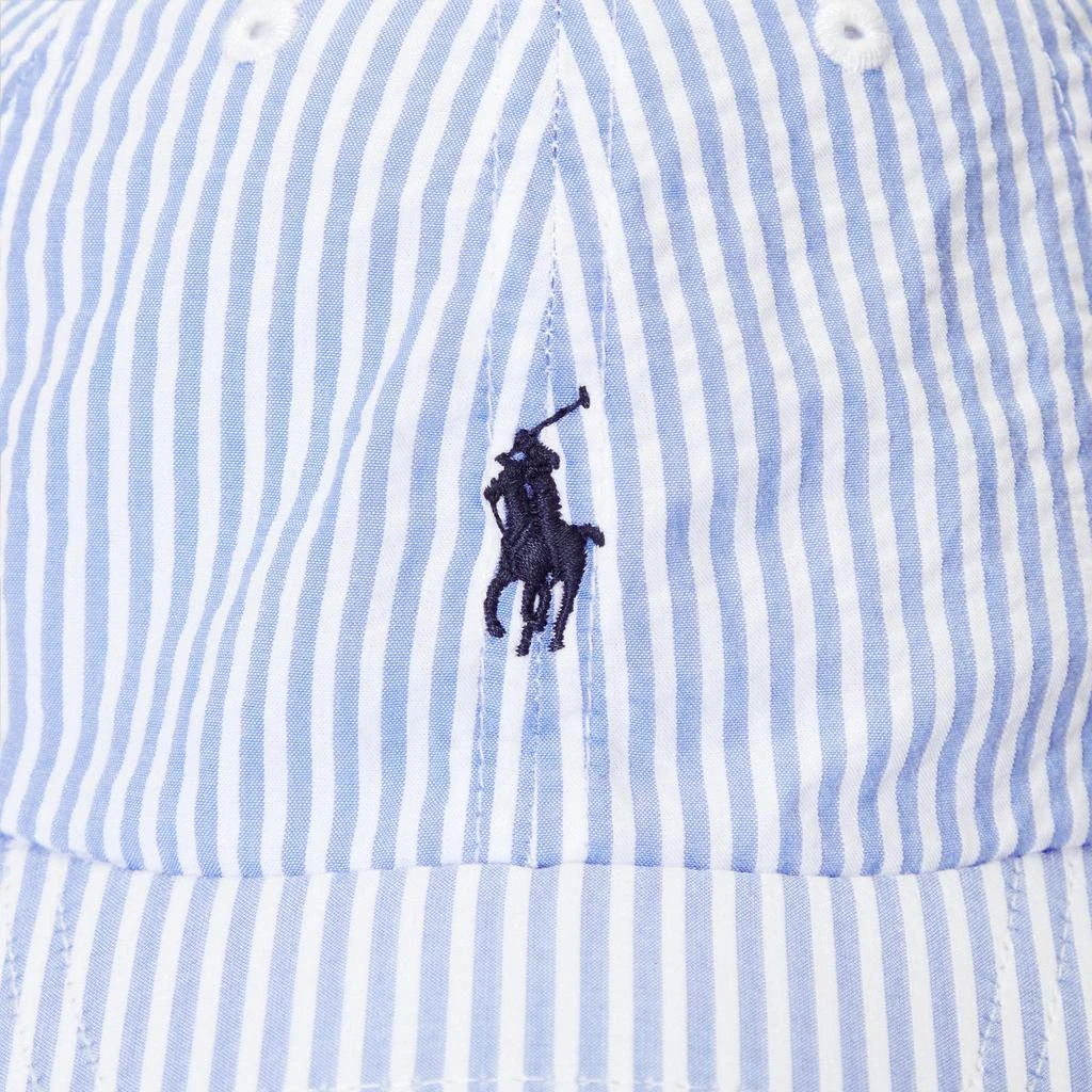 商品Ralph Lauren|Cotton Seersucker Ball Cap (Toddler),价格¥362,第4张图片详细描述