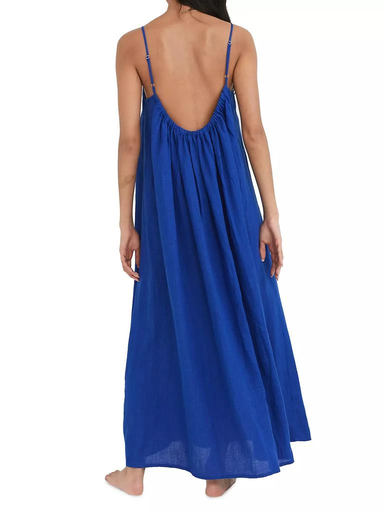 商品Desmond & Dempsey|Sleeveless Linen Nightie,价格¥1200,第4张图片详细描述