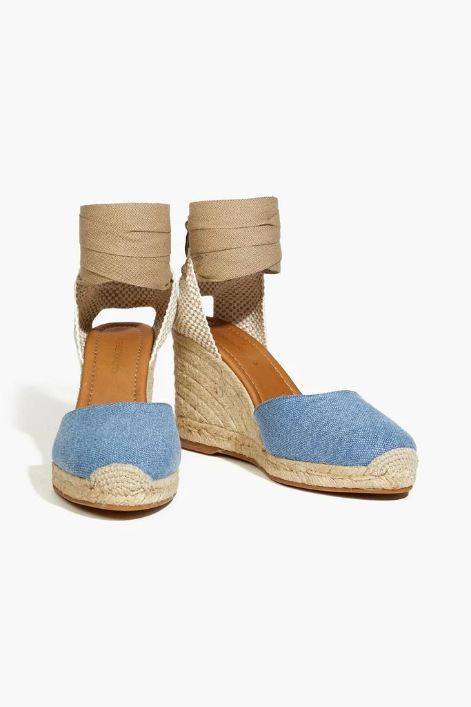 商品VANESSA BRUNO|Canvas wedge espadrilles,价格¥331,第2张图片详细描述