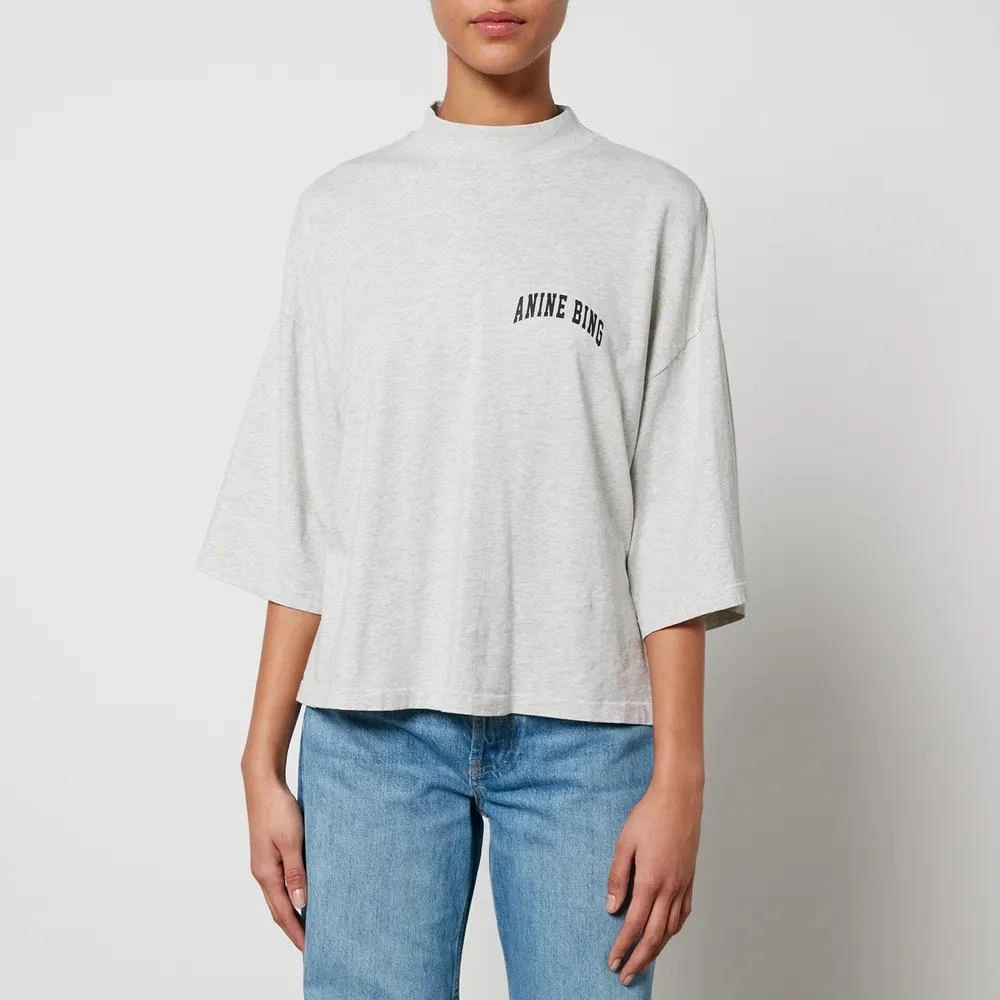 商品ANINE BING|Anine Bing Palmer Cotton-Jersey T-Shirt,价格¥866,第1张图片