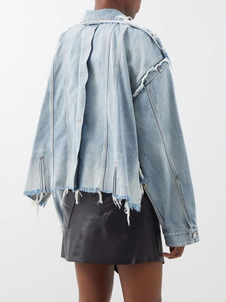 商品Balenciaga|Deconstructed oversized denim jacket,价格¥10825,第5张图片详细描述