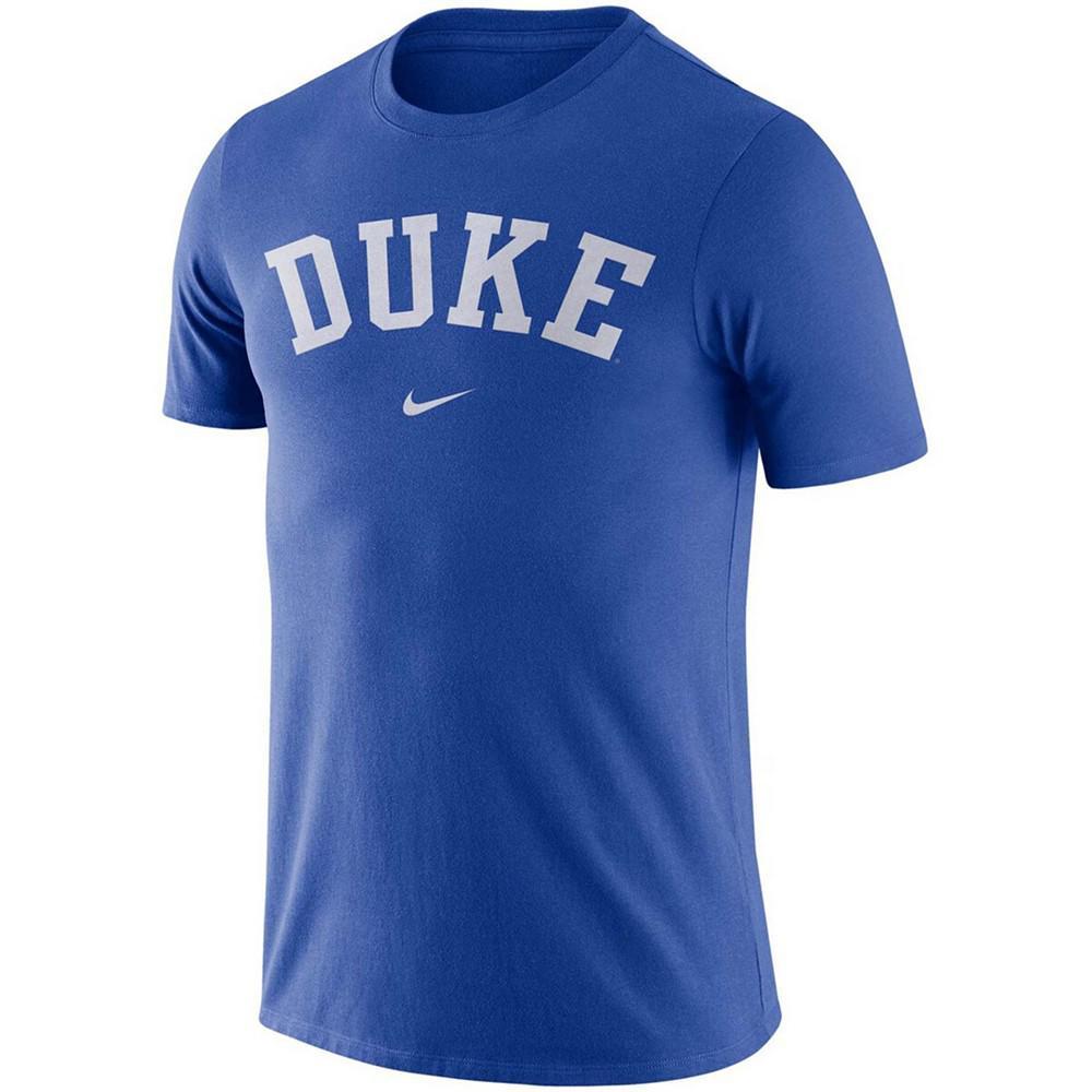 商品NIKE|Men's Royal Duke Blue Devils Essential Wordmark T-shirt,价格¥187,第4张图片详细描述